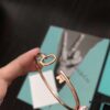 692fd61899f2d84055c8a855 Tiffany & Co. Key Smooth Open Bangle Bracelet, Minimalist Style, Spring Silver Construction, Premium S925 Sterling Silver Plated with 14K Rose Gold, Yellow Gold, and White Gold, In Stock