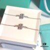 692fd61a99f2d84055c8a859 New Tiffany Style Trendy Minimalist Double T Diamond-Paved Bracelet in Rose Gold and White Gold, S925 Sterling Silver Plated, Layered Design for Summer Fashion