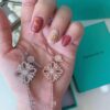 692fd62699f2d84055c8a869 Tiffany & Co. Classic Double Key Snowflake Sweater Chain with Small Yellow Diamond Accents, Featuring Elegant Logo, Available in White Gold and Rose Gold