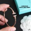 692fd62d99f2d84055c8a875 Tiffany & Co. Double T Diamond Bracelet with Adjustable Memory Design