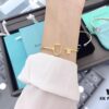 692fd62f99f2d84055c8a878 Tiffany & Co. Key Smooth Open Bangle Bracelet, Minimalist Style, Spring Silver Construction, Premium S925 Sterling Silver Plated with 14K Rose Gold, Yellow Gold, and White Gold, Three Colors In Stock