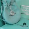 Tiffany & Co. Classic Crown Necklace, Simple and Timeless Design, Authentic Style, Versatile Match, Made from S925 Sterling Silver