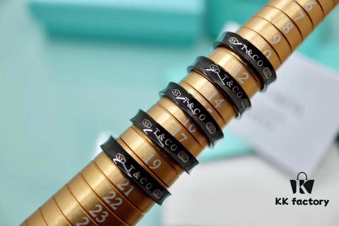 692fd64099f2d84055c8a8a0 Tiffany & Co. 1037 Titanium Ring 🌷🌷 The Tiffany 1837™ Collection, engraved with the founding year of Tiffany, is perfectly interpreted through smooth curves and elegant contours. This sophisticated ring is a timeless classic. An ideal choice for couples 👫, best friends, or as a single band 💒. Made of titanium, hypoallergenic.
