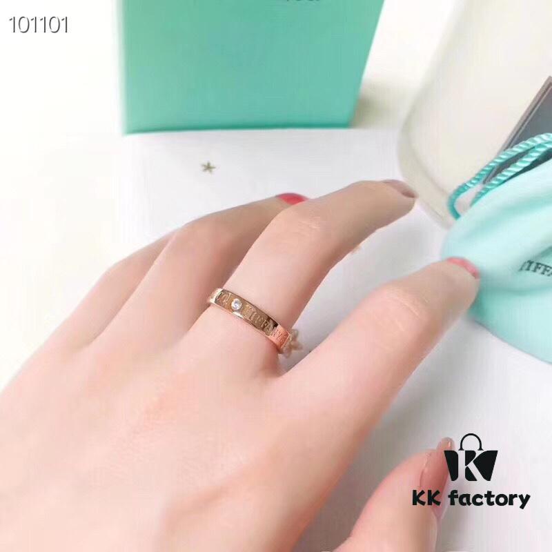 692fd64399f2d84055c8a8a6 Tiffany Couple Ring 💍 T Classic 1837 Diamond 💎 Minimalist Luxury Style, High-End Custom Original 925 Sterling Silver Inlaid Ring, Authentic Counter Design, Size 6–8, Available as Couple Set!