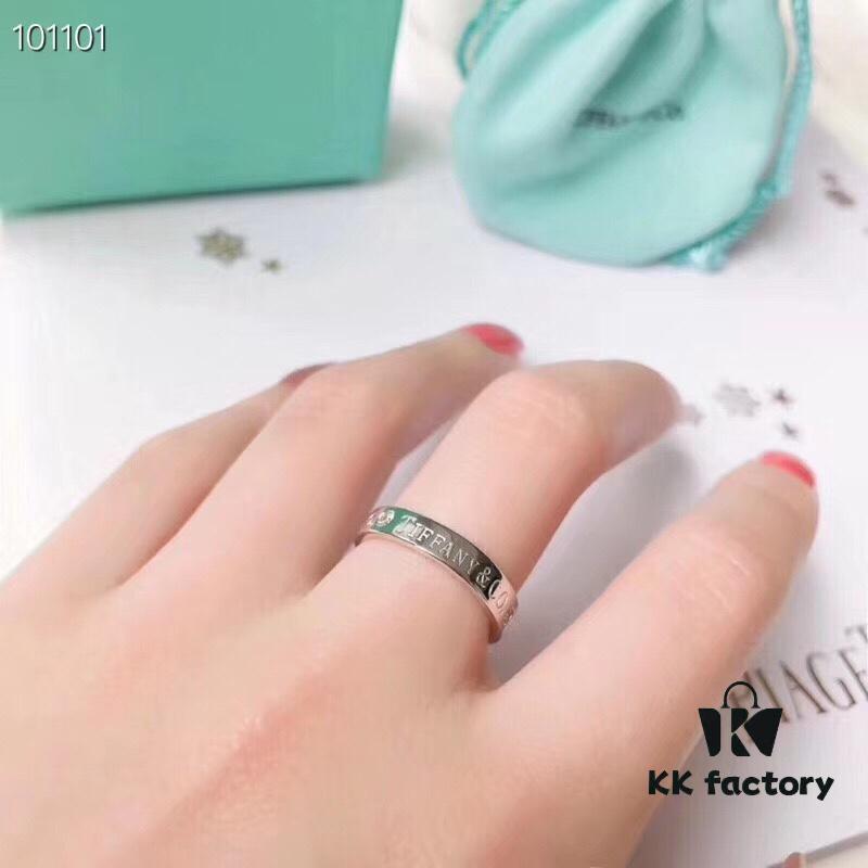 692fd64399f2d84055c8a8a8 Tiffany Couple Ring 💍 T Classic 1837 Diamond 💎 Minimalist Luxury Style, High-End Custom Original 925 Sterling Silver Inlaid Ring, Authentic Counter Design, Size 6–8, Available as Couple Set!