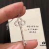 692fd64599f2d84055c8a8ac Tiffany Heart Crown Key Original Necklace, Solid Back with Highest-Grade Imported High-Carbon Diamonds, Imported 925 Sterling Silver Plated with 18K Gold, Same Necklace Worn by Yang Mi, Available in Rose Gold and Platinum
