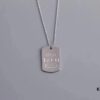 692fd64e99f2d84055c8a8c2 Tiffany 1837 Square Pendant Necklace CNC High Version High-Definition Engraving Premium Quality - Pendant Size: Large, Small