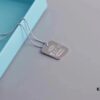 692fd65199f2d84055c8a8c7 Tiffany 1837 Square Pendant Necklace CNC High Version High-Definition Engraving Premium Quality - Pendant Size: Large, Small
