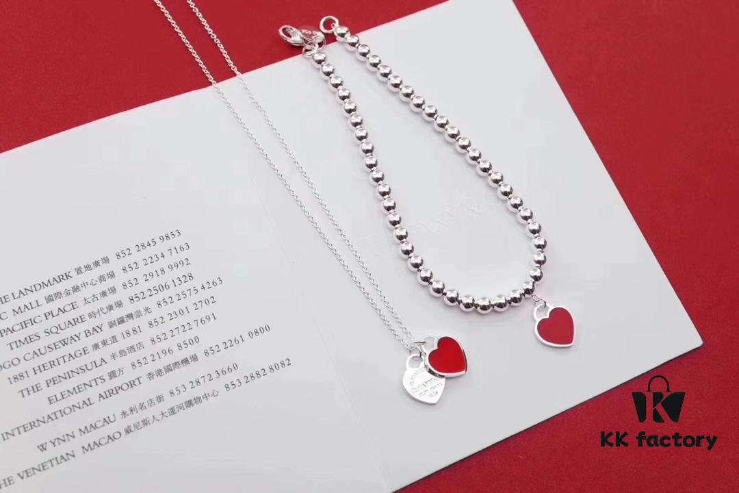 692fd65299f2d84055c8a8cc Popular Tiffany-style Princess Dream Bracelet & Necklace Set - Silver Craft with High-definition Copper Lettering, Lin Yun Same Style