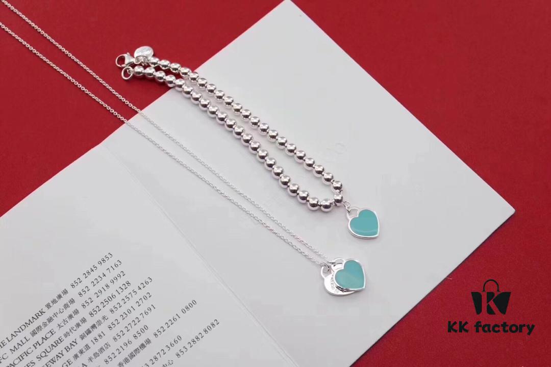 692fd65499f2d84055c8a8cf Popular Tiffany-style Princess Dream Bracelet & Necklace Set - Silver Craft with High-definition Copper Lettering, Lin Yun Same Style