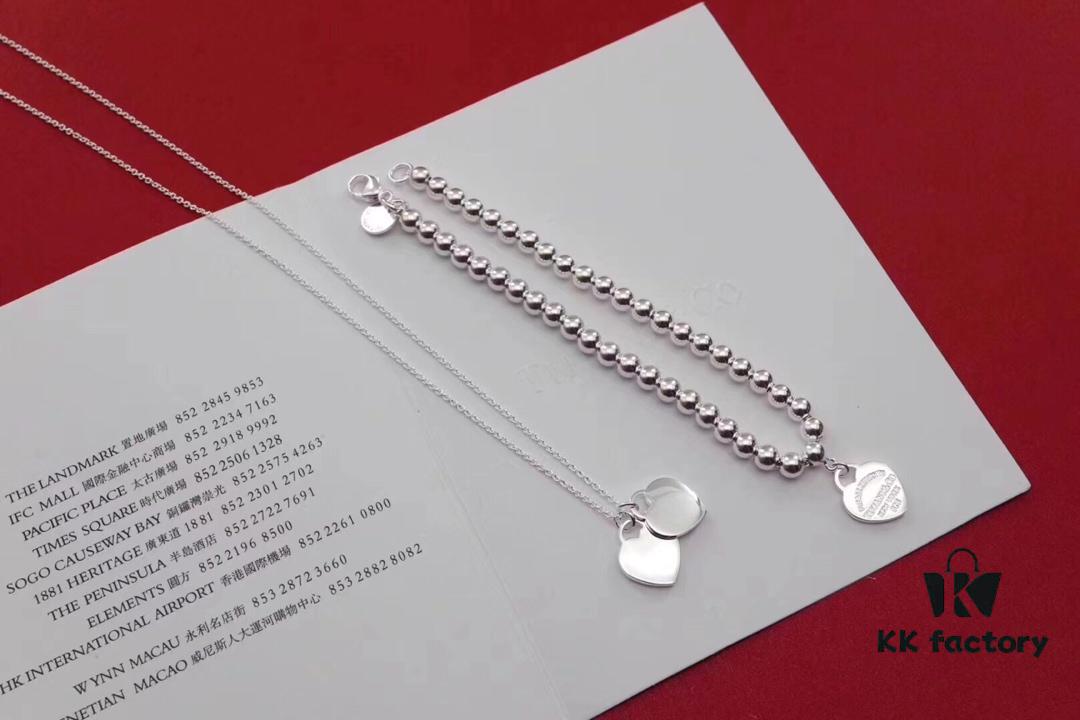 692fd65599f2d84055c8a8d1 Popular Tiffany-style Princess Dream Bracelet & Necklace Set - Silver Craft with High-definition Copper Lettering, Lin Yun Same Style