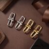 692fd65599f2d84055c8a8d3 Tiffany & Co. Joint Hoop Earrings, Popular U-Shaped Link Series Inspired by Tiffany HardWear Collection