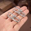 692fd65799f2d84055c8a8d6 Tiffany & Co. Joint Hoop Earrings, Popular U-Shaped Link Series Inspired by Tiffany HardWear Collection