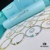 692fd66699f2d84055c8a8ed Classic Tiffany Inspired Double T Pearl Inlaid Square Ring and Gold Silver Rose Bracelet with Mother of Pearl Coil