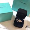 Tiffany & Co. Modern Keys Collection New Single T Smooth Asymmetrical Open Ring