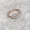 692fd67199f2d84055c8a907 Tiffany & Co. Heart Ring in 925 Sterling Silver, Exquisite and Elegant Design