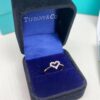 692fd67199f2d84055c8a909 Tiffany & Co. Heart Ring in 925 Sterling Silver, Exquisite and Elegant Design