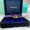 692fd68399f2d84055c8a93d Tiffany & Co. Classic T-Shape Diamond Double-T Bracelet