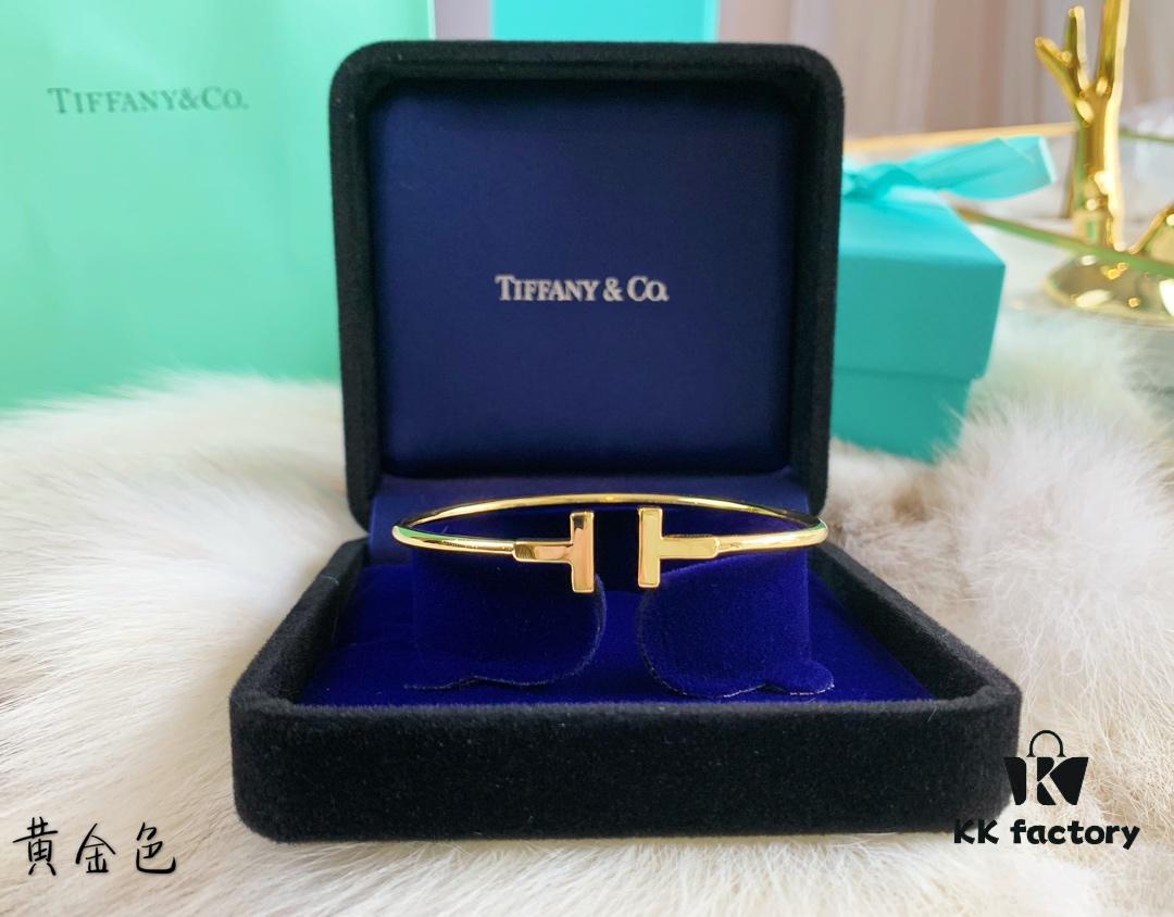692fd68999f2d84055c8a94b Tiffany & Co. Tiffany Classic T-Shape Smooth Double T Bracelet