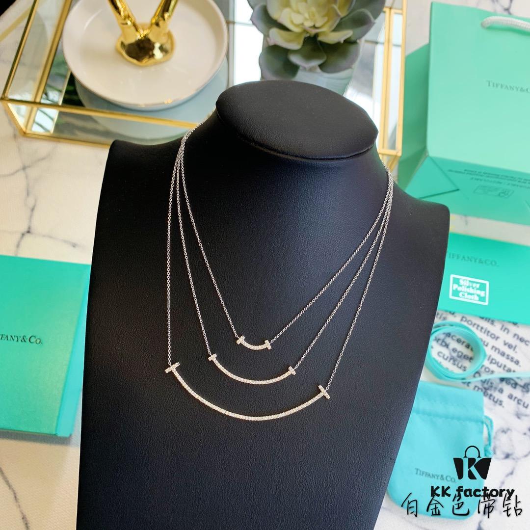 692fd69599f2d84055c8a962 Tiffany & Co. Diamond-Embedded Smile Necklace - Premium 1:1 Craftsmanship, 18K Gold Plated with Genuine Diamond Details