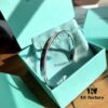 692fd6b699f2d84055c8a9a0 Tiffany & Co 1837 Collection 925 Sterling Silver Narrow Cuff Bracelet