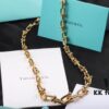 692fd6bc99f2d84055c8a9ad Smooth Bamboo Joint Necklace | Tiffany HardWear Collection Chain Necklace, Titanium Gold-Plated Vacuum Thickened Electroplating, 45cm