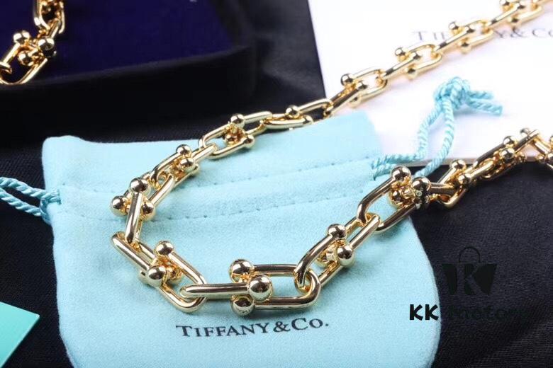 692fd6be99f2d84055c8a9b2 Smooth Bamboo Joint Necklace | Tiffany HardWear Collection Chain Necklace, Titanium Gold-Plated Vacuum Thickened Electroplating, 45cm