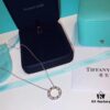 692fd6c299f2d84055c8a9bd Tiffany Classic Heart Ring Cross Necklace, 925 Sterling Silver Elegant Plated High-End Women's Fashion Jewelry