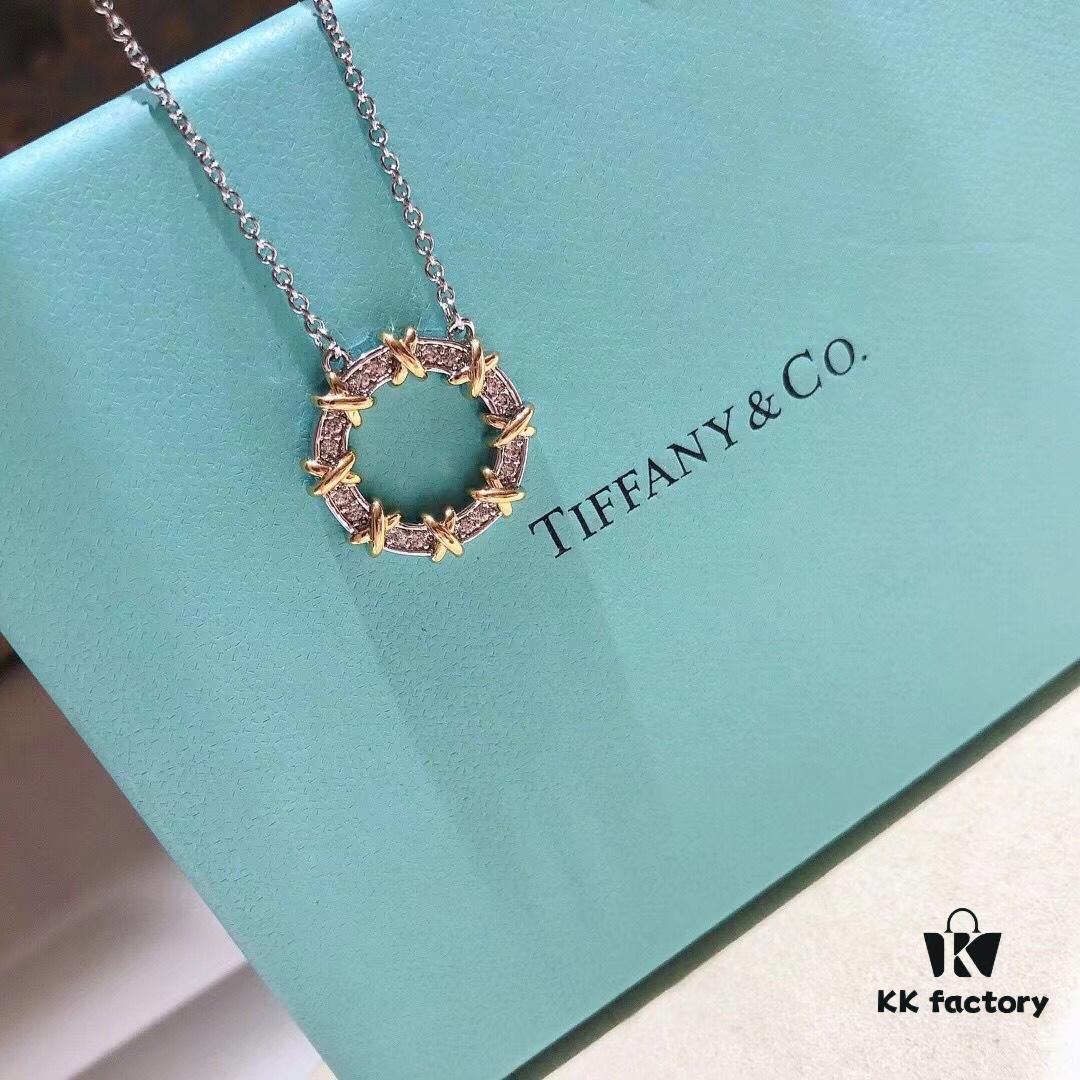 692fd6c599f2d84055c8a9c3 Tiffany Classic Heart Ring Cross Necklace, 925 Sterling Silver Elegant Plated High-End Women's Fashion Jewelry