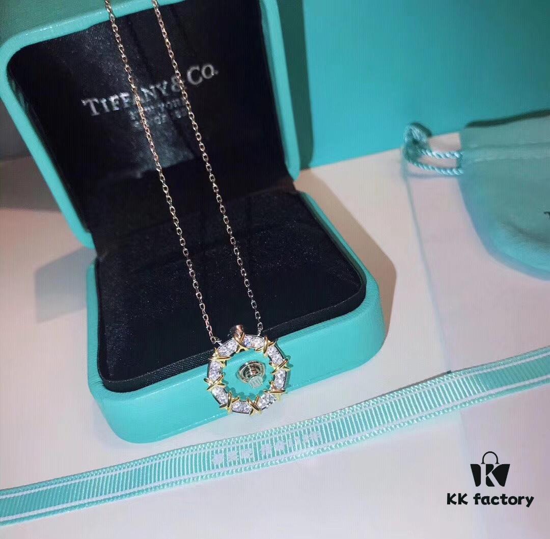 692fd6c599f2d84055c8a9c4 Tiffany Classic Heart Ring Cross Necklace, 925 Sterling Silver Elegant Plated High-End Women's Fashion Jewelry