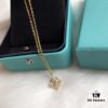 692fd6cd99f2d84055c8a9d1 Tiffany & Co. Schlumberger Series Cross Four-Diamond Necklace, Minimalist and Versatile