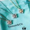 692fd6d199f2d84055c8a9d7 Tiffany & Co. Schlumberger Series Cross Four-Diamond Necklace, Minimalist and Versatile