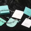 692fd6e199f2d84055c8a9f7 Smooth Bamboo Joint Bracelet - Tiffany-style Link Bracelet, Titanium Material with Vacuum Thick Electroplating in White Gold, Unisex Wear, HardWear Series Combining Elegance and Edginess