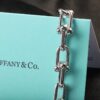 692fd6e199f2d84055c8a9f8 Smooth Bamboo Joint Bracelet - Tiffany-style Link Bracelet, Titanium Material with Vacuum Thick Electroplating in White Gold, Unisex Wear, HardWear Series Combining Elegance and Edginess