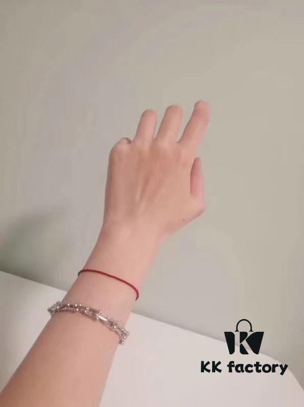 Tiffany Silver U-Shaped Clasp Women's Bracelet, Sterling Silver