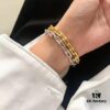 692fd6e399f2d84055c8a9ff Smooth Bamboo Joint Bracelet - Tiffany-style Link Bracelet, Titanium Material with Vacuum Thick Electroplating in White Gold, Unisex Wear, HardWear Series Combining Elegance and Edginess