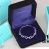 Tiffany Silver U-Shaped Clasp Women's Bracelet, Sterling Silver
