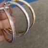 692fd70099f2d84055c8aa3e Tiffany & Co. T Collection Asymmetrical Wide Bracelet, Imported Gold-Plated Material with High-Carbon Diamonds, Celebrity Style Worn by Yang Mi, Yi Yangqianxi, Joey Yung