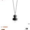 692fd70e99f2d84055c8aa58 Qeelin Wulu Gourd Series Black Onyx Necklace - Highest Quality S925 Silver Plated with 18K Gold, Ten Hearts and Arrows High-Carbon Diamonds