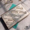 692fd70e99f2d84055c8aa5b Tiffany Mother-of-Pearl Diamond-Set Double T Ring Collection — 925 Sterling Silver Craftsmanship Version