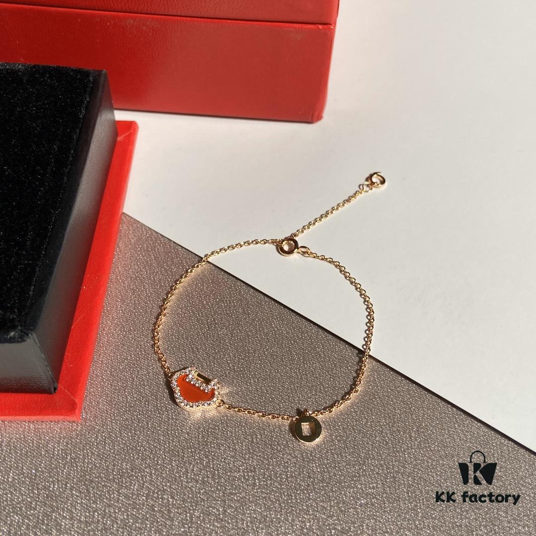 692fd72199f2d84055c8aa80 Qeelin Chinese Style Ruyi Peace Longevity Lock Natural Red Agate Bracelet