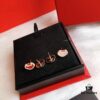 692fd72999f2d84055c8aa8a Qeelin Yu Yi Collection Lucky Lock Stud Earrings Inspired by Traditional Chinese Lock Pendants