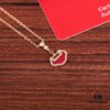 692fd72c99f2d84055c8aa8d Qilin YU YI (Ruyi) Peace Lock Necklace - Exquisite 925 Silver Plated with Thick Rose Gold