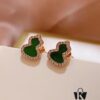 692fd74899f2d84055c8aab1 Good Fortune and Double Blessings: Qilin Chinese-Style Mini Gourd Stud Earrings