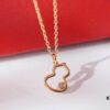 692fd74a99f2d84055c8aab5 Qeelin WuLou Rose Gold Small Gourd 925 Sterling Silver 18K Gold Plated