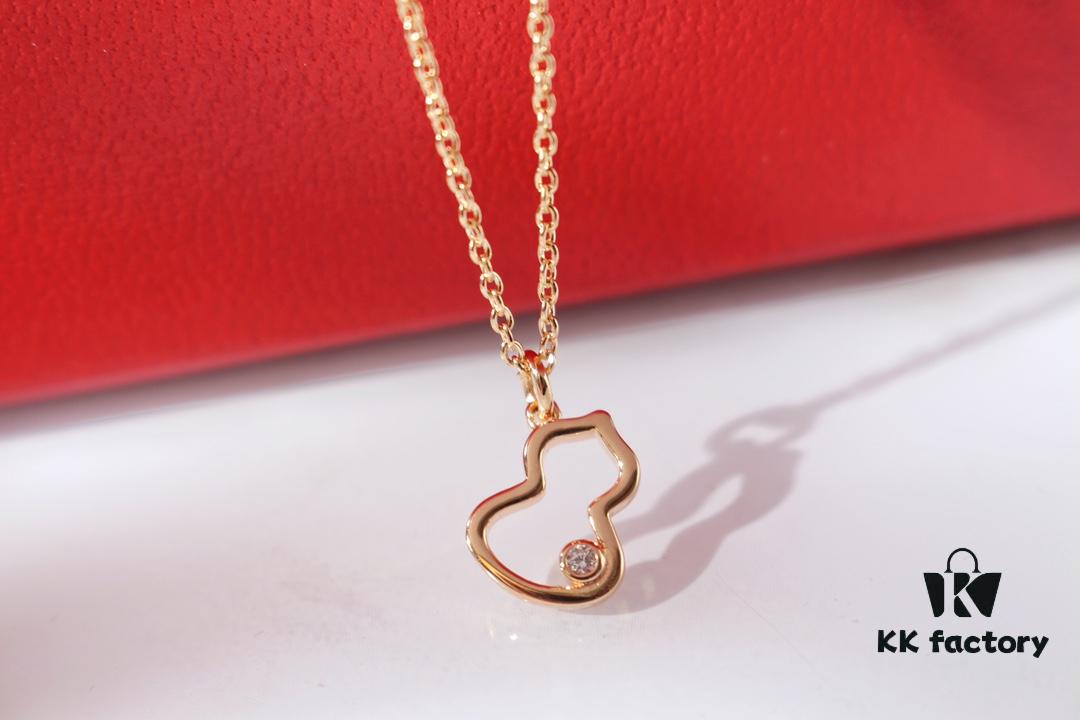 692fd74a99f2d84055c8aab5 Qeelin WuLou Rose Gold Small Gourd 925 Sterling Silver 18K Gold Plated