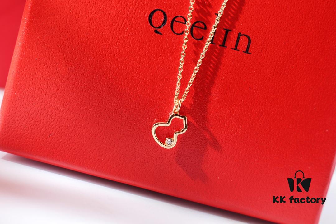 692fd74d99f2d84055c8aab6 Qeelin WuLou Rose Gold Small Gourd 925 Sterling Silver 18K Gold Plated
