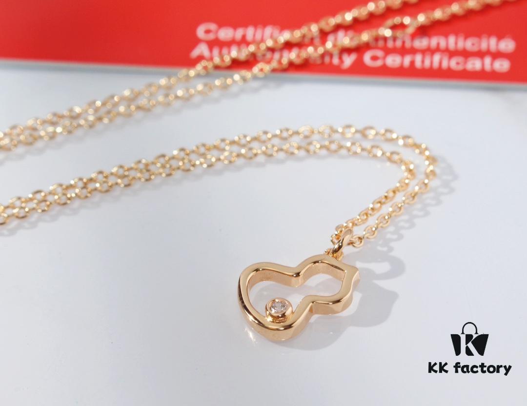 692fd74d99f2d84055c8aab8 Qeelin WuLou Rose Gold Small Gourd 925 Sterling Silver 18K Gold Plated