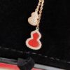 692fd75699f2d84055c8aac5 New Arrival Qeelin Kylin Green Jadeite Double Gourd Necklace