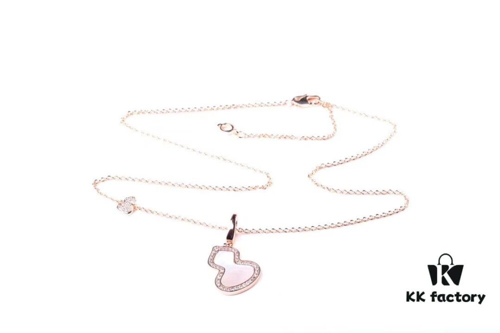 692fd76299f2d84055c8aadd Official Counter Synchronized Luxury Qeelin Jewelry Gourd Necklace, Celebrity Style, Symbolizing Fortune and Prosperity, High-End Custom S925 Silver with Rose Gold Plating, Premium Texture, 45cm Adjustable Chain, Rose Gold, Extremely Stylish and Versatile